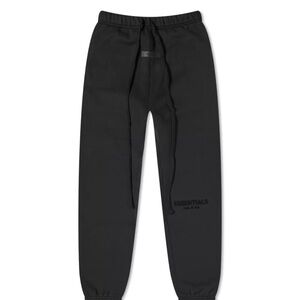 Essentials Black Logo Jogger Sweatpants /Joggers